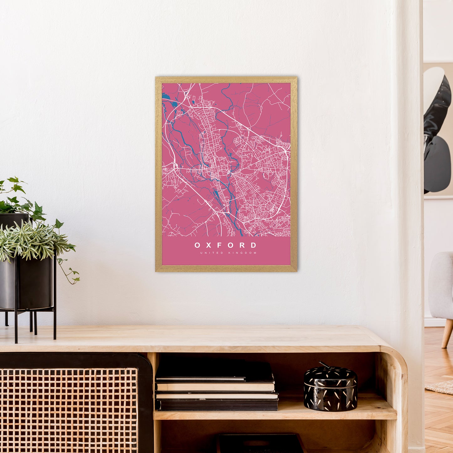 Oxford III Art Print by UrbanMaps A2 Print Only