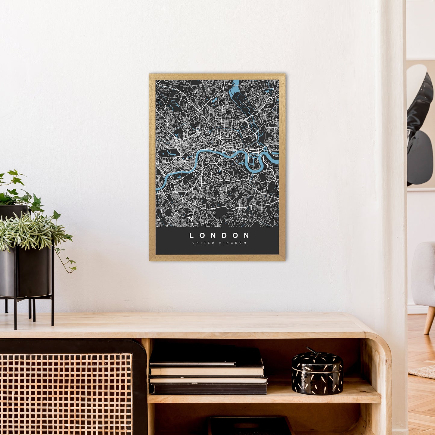 London III Art Print by UrbanMaps A2 Print Only