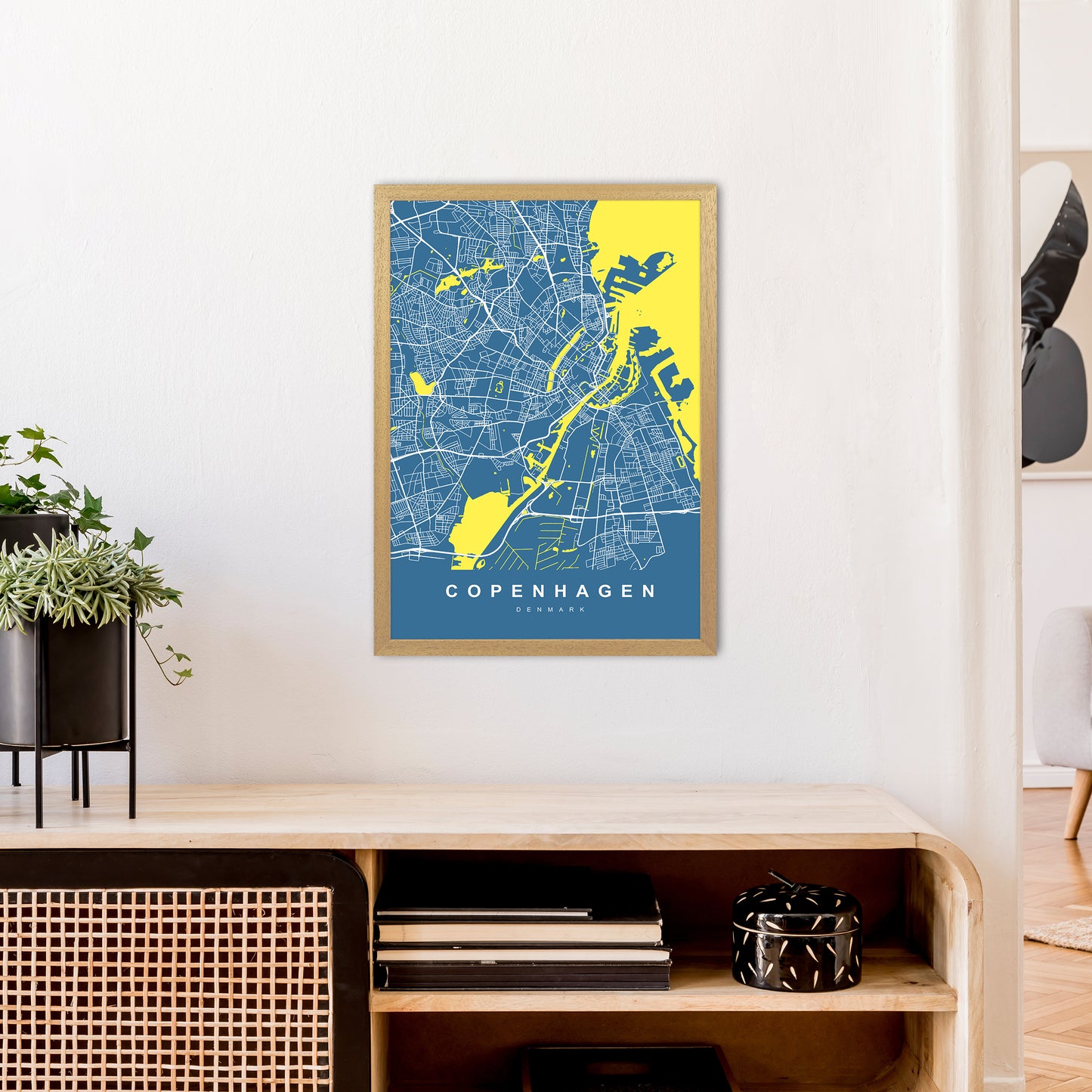 Copenhagen I Art Print by UrbanMaps A2 Print Only
