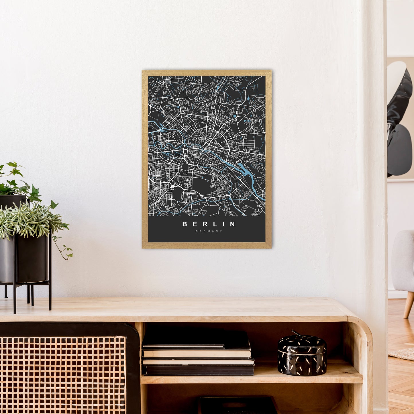 Berlin Art Print by UrbanMaps A2 Print Only