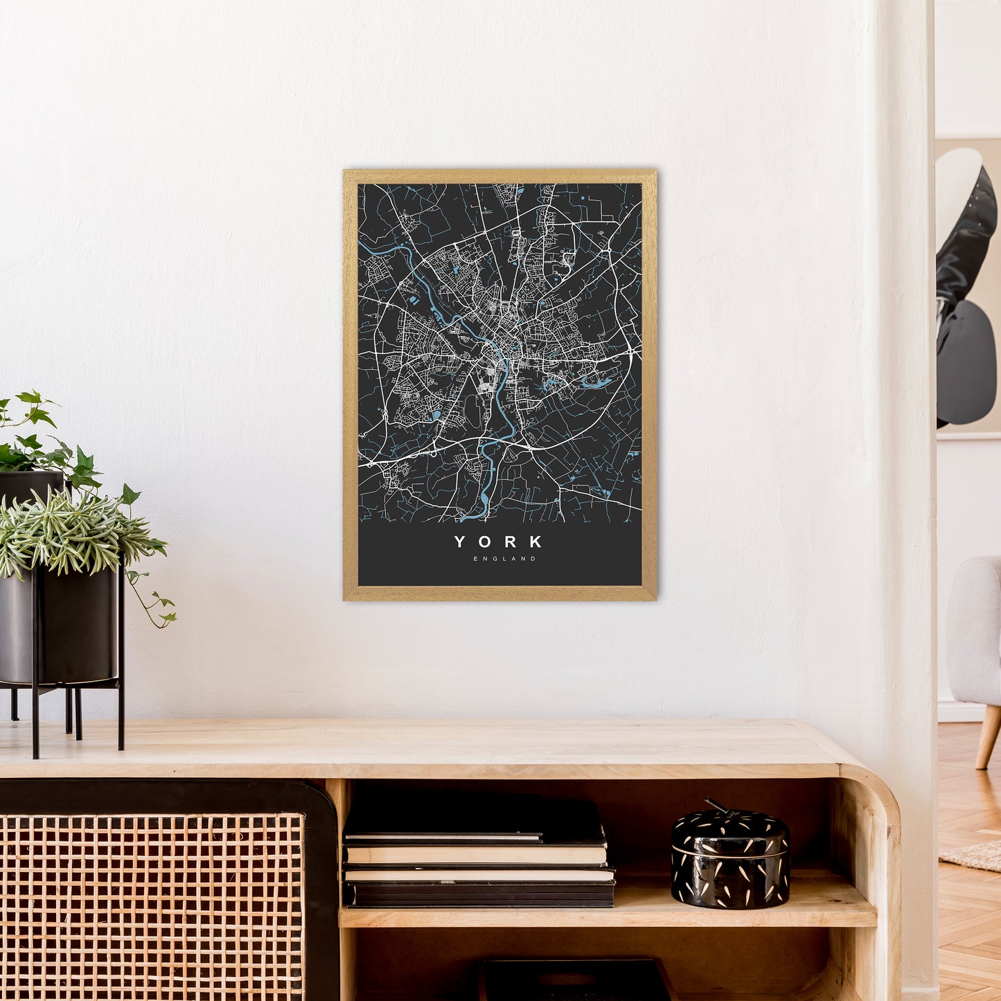 York III Art Print by UrbanMaps A2 Print Only
