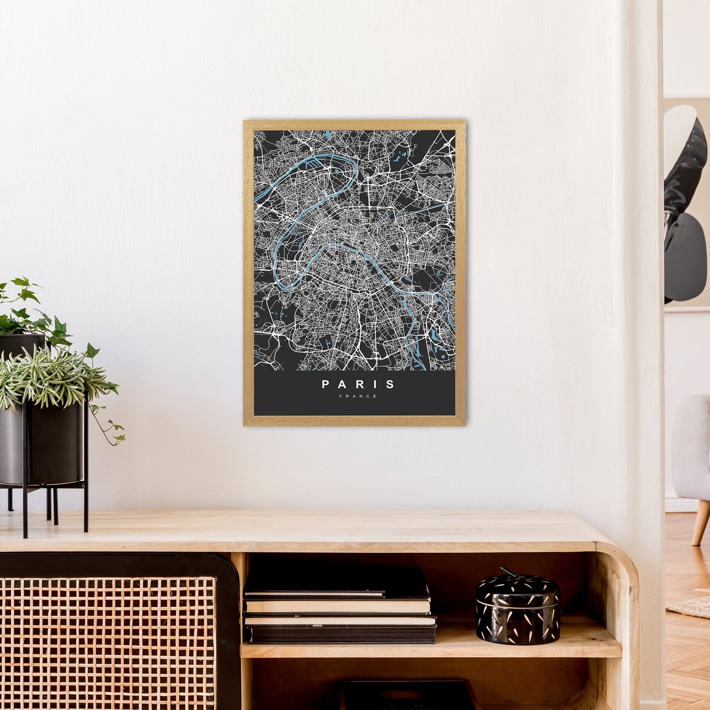 Paris Art Print by UrbanMaps A2 Print Only