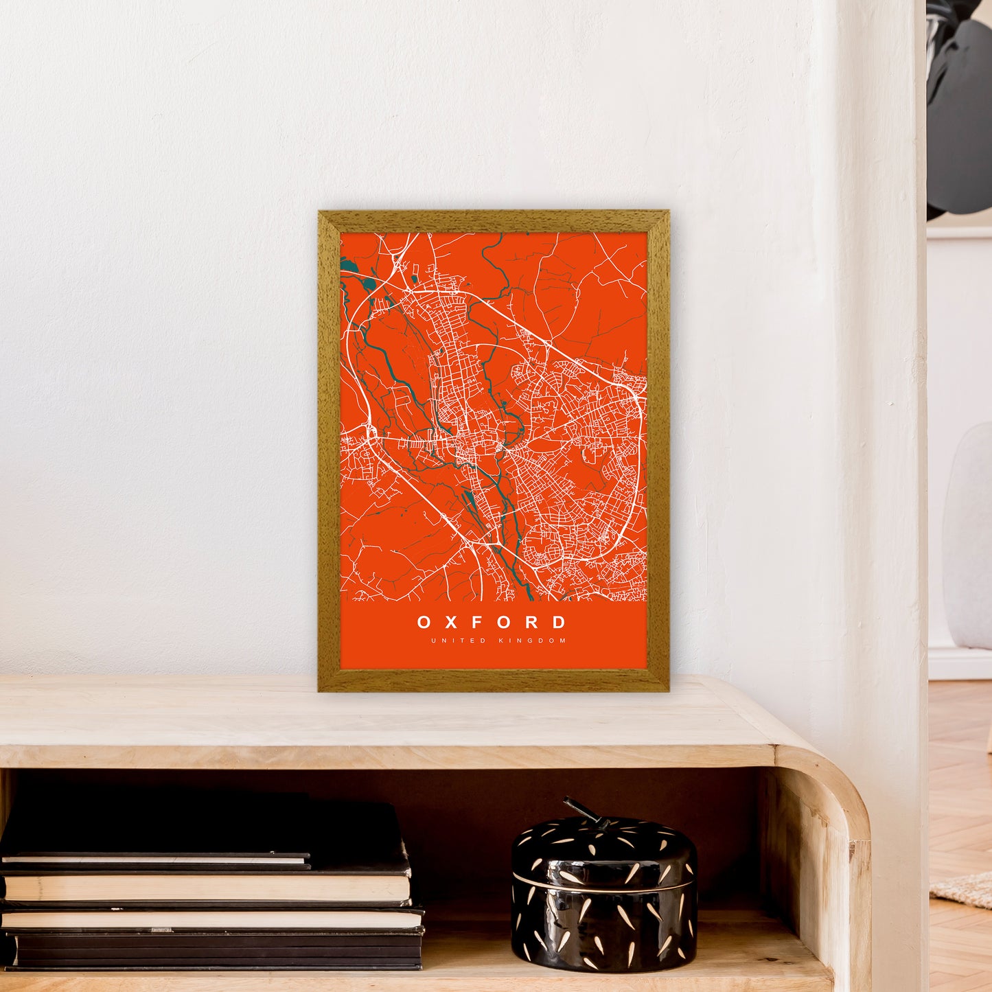 Oxford I Art Print by UrbanMaps A3 Print Only