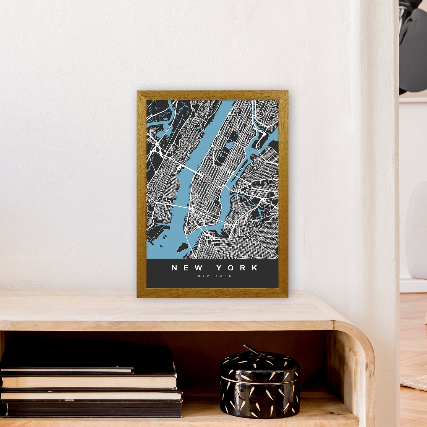 New York II Art Print by UrbanMaps A3 Print Only