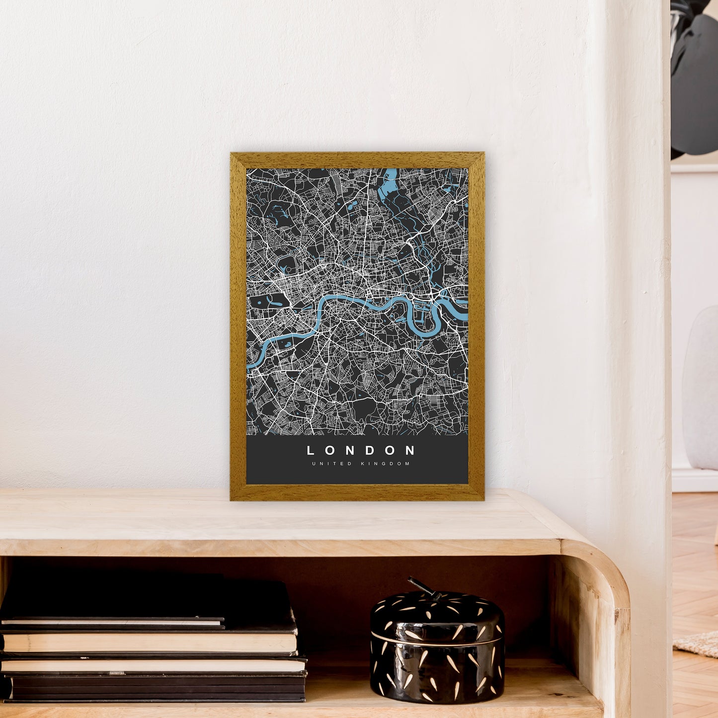 London III Art Print by UrbanMaps A3 Print Only