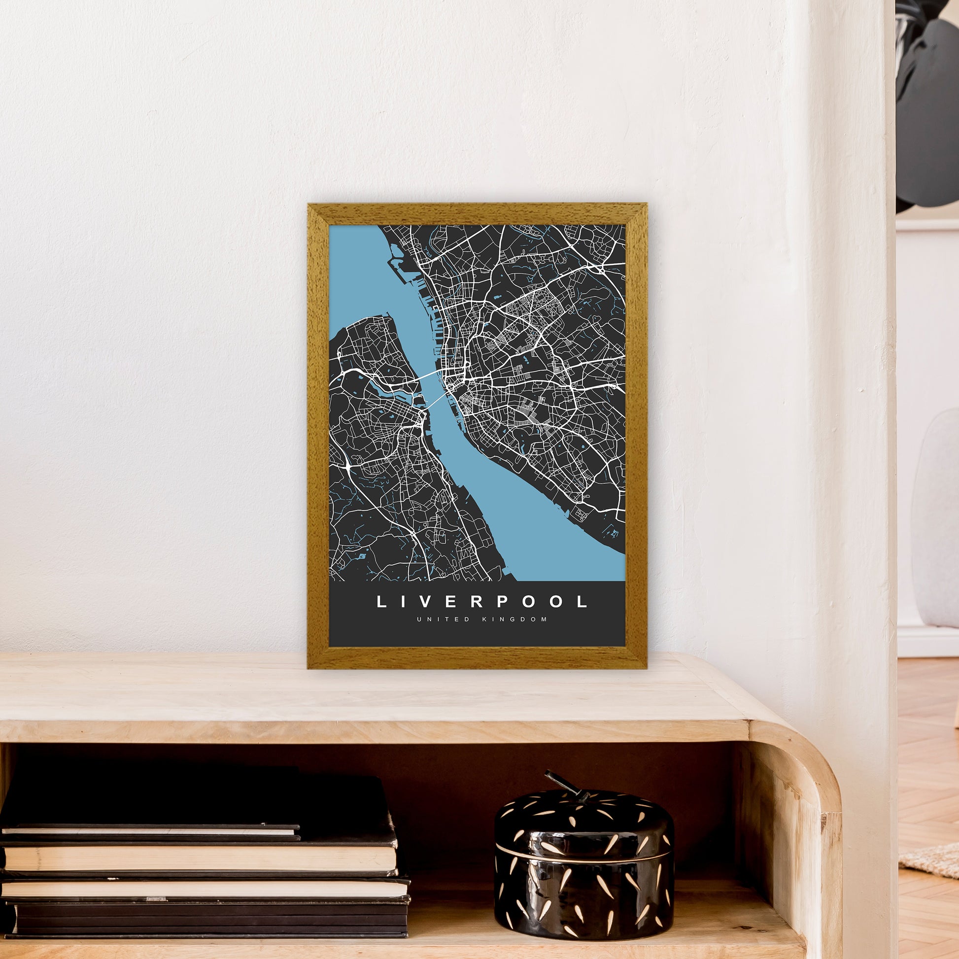 Liverpool II Art Print by UrbanMaps A3 Print Only