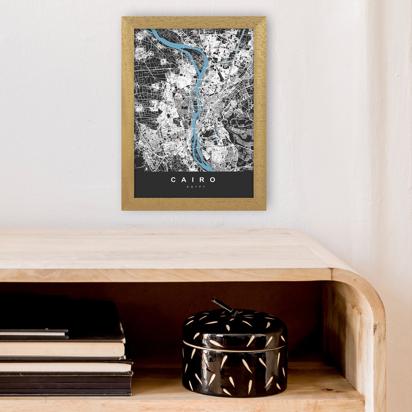 Cairo Art Print by UrbanMaps A4 Print Only