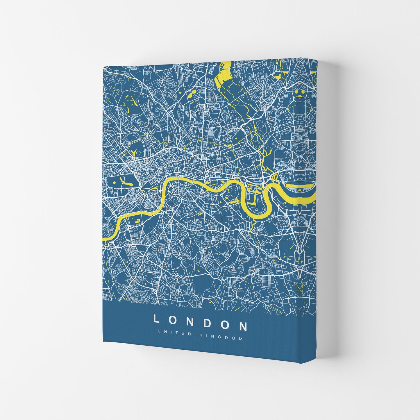 London II Art Print by UrbanMaps Canvas