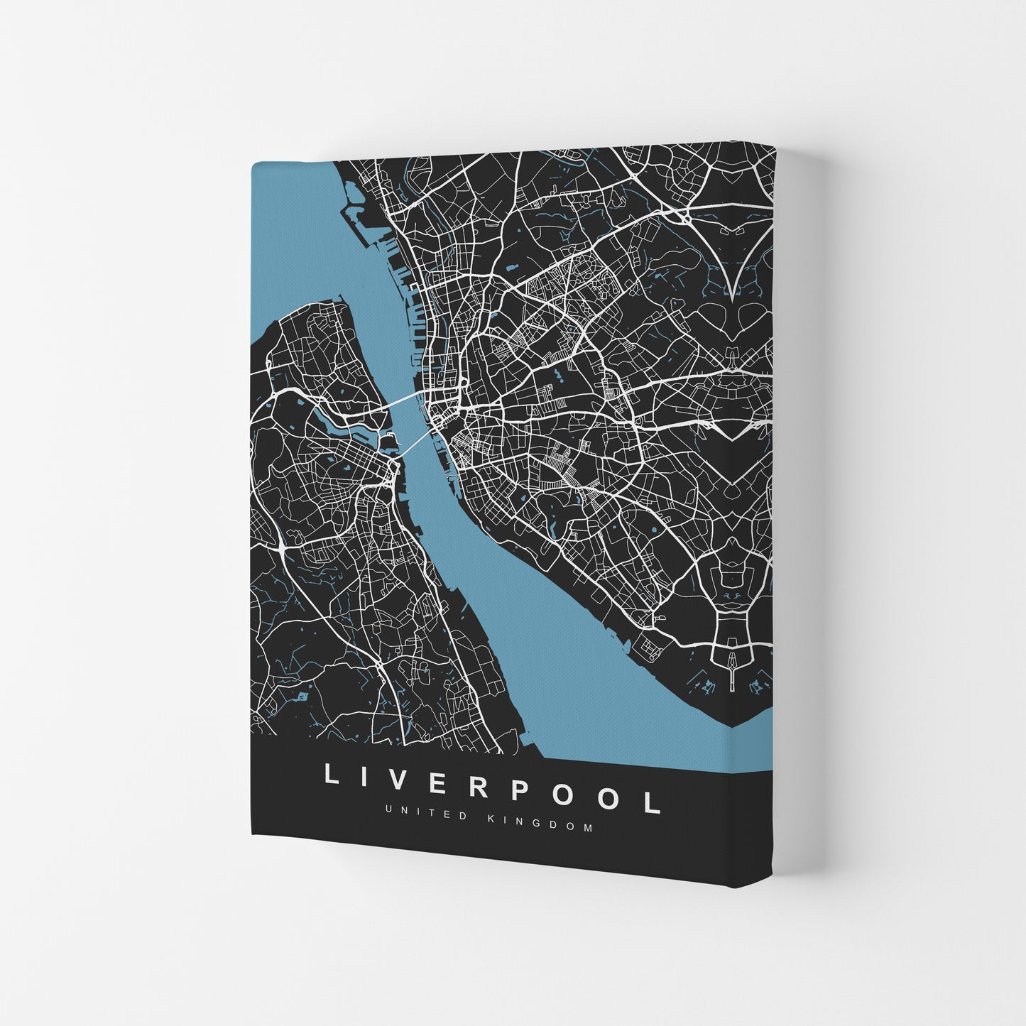 Liverpool II Art Print by UrbanMaps Canvas