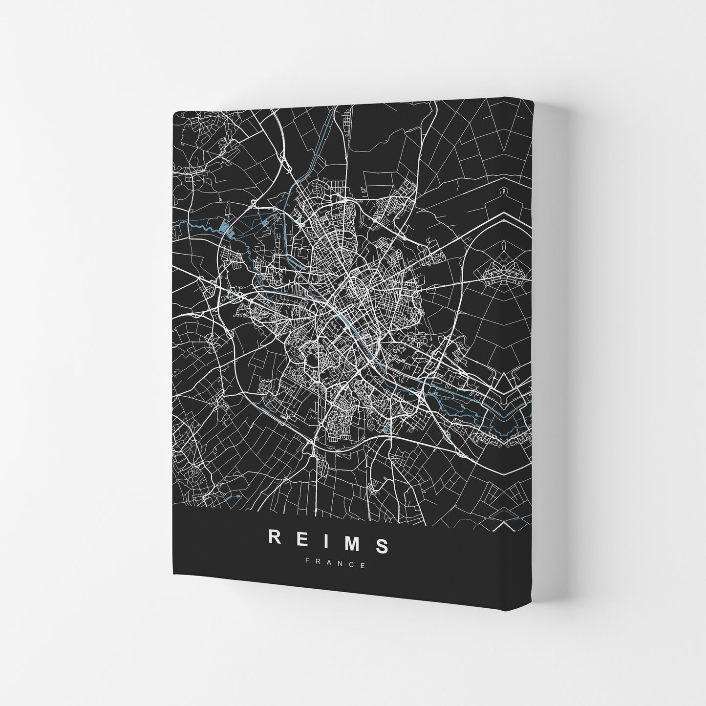 Reims Art Print by UrbanMaps Canvas