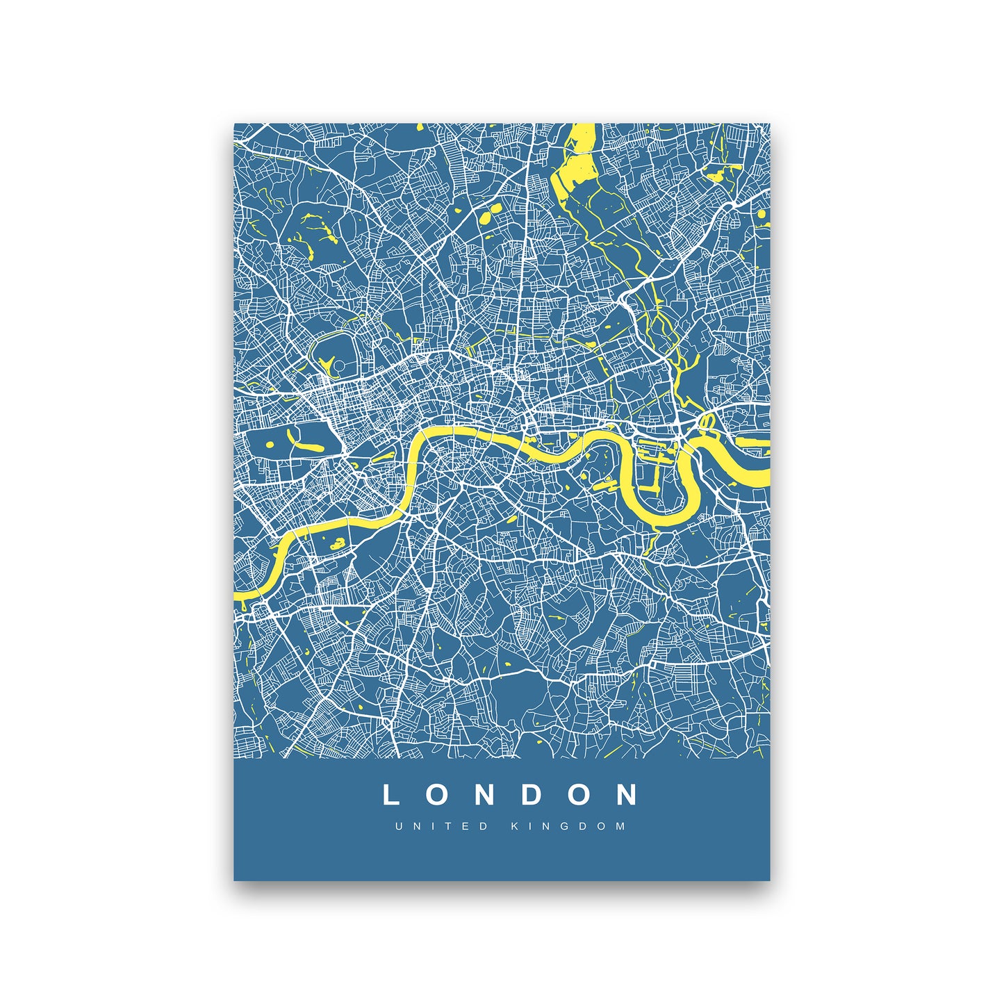 London II Art Print by UrbanMaps Print Only
