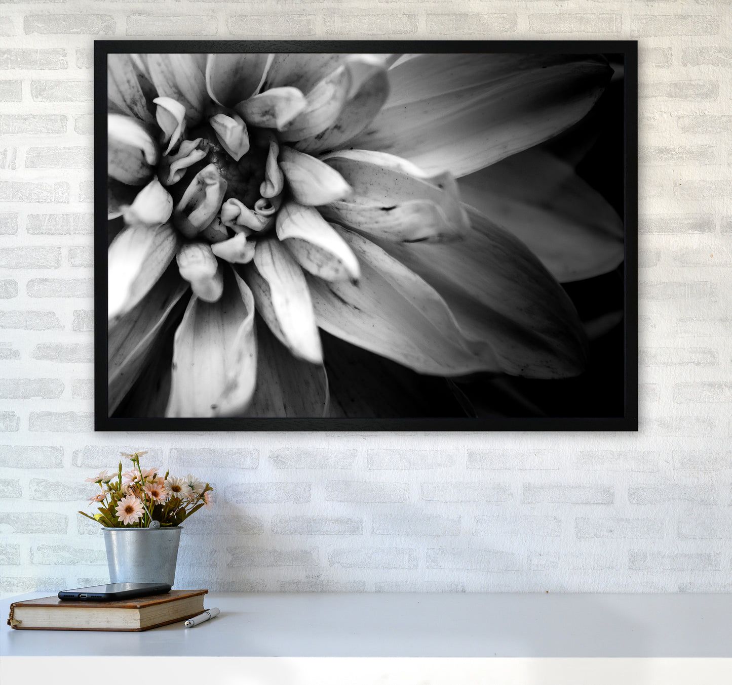 Flower Petals I Photography Print by Victoria Frost A1 White Frame