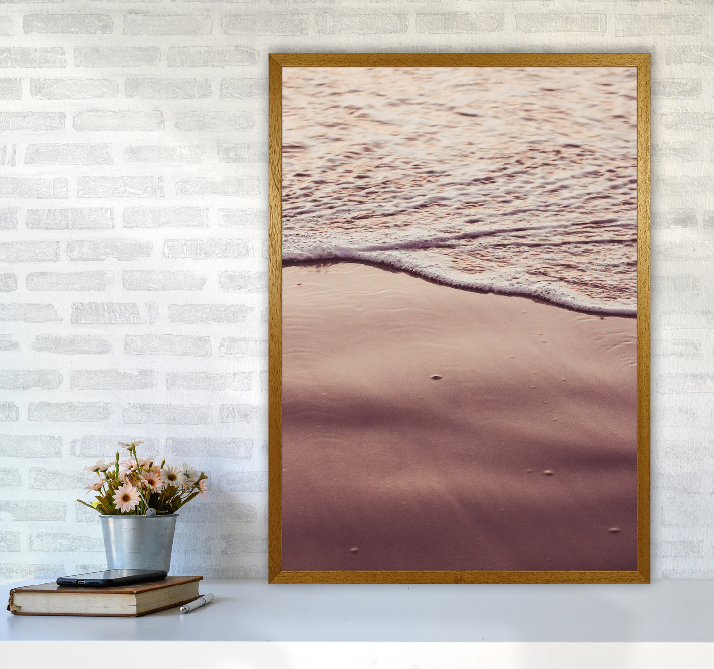 Sunset Waves Photography Print by Victoria Frost A1 Print Only