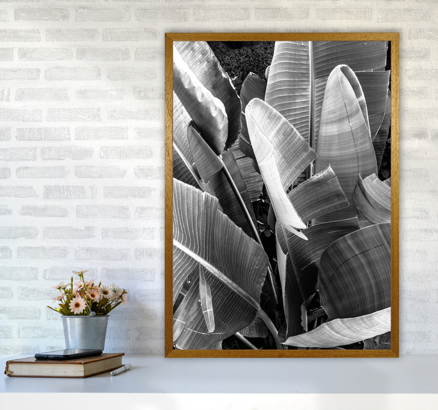 Palms Leafs Photography Print by Victoria Frost A1 Print Only