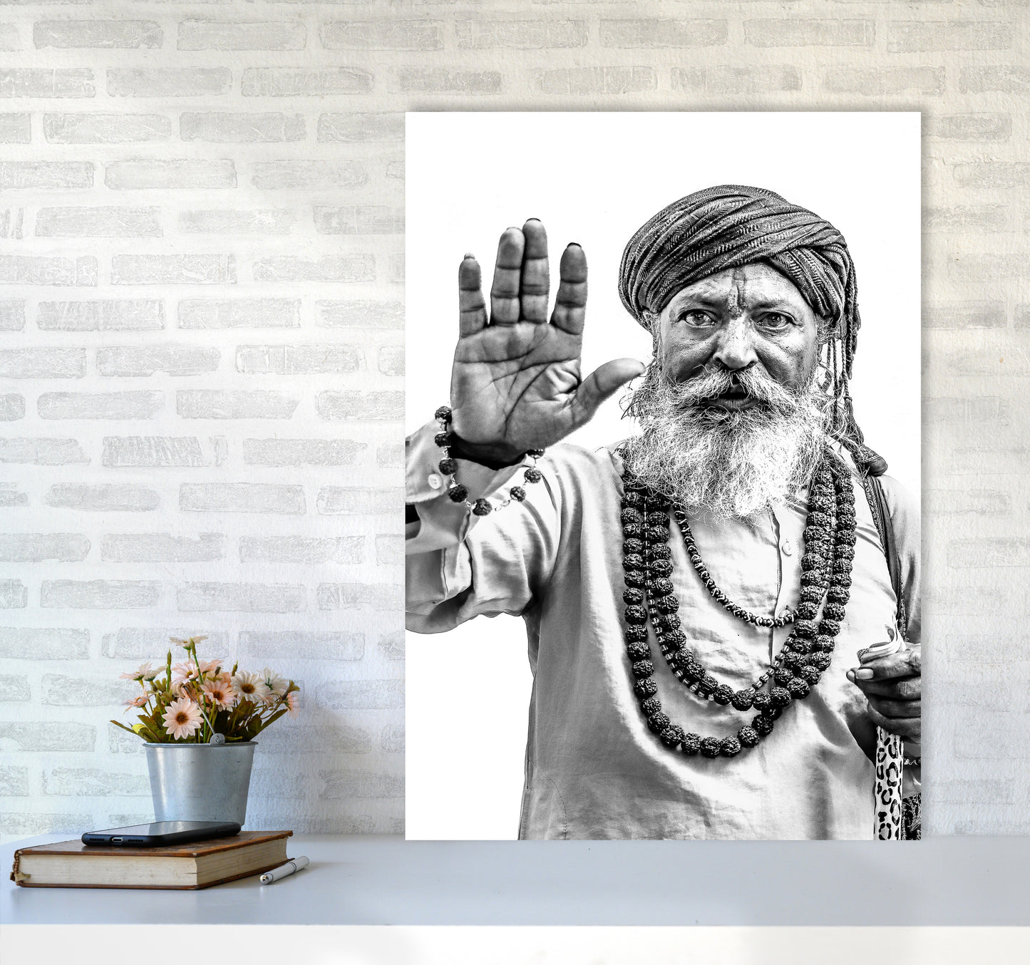 Portrait II Photography Print by Victoria Frost A1 Black Frame