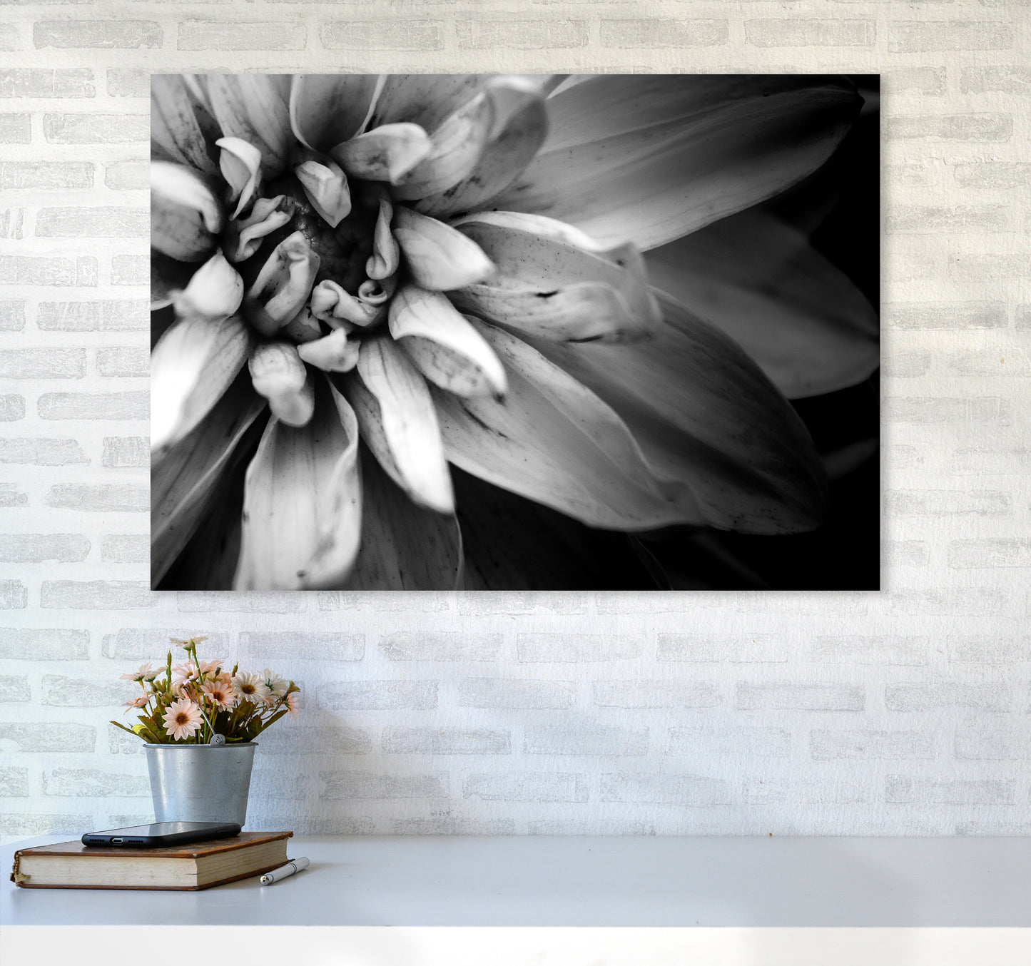 Flower Petals I Photography Print by Victoria Frost A1 Black Frame