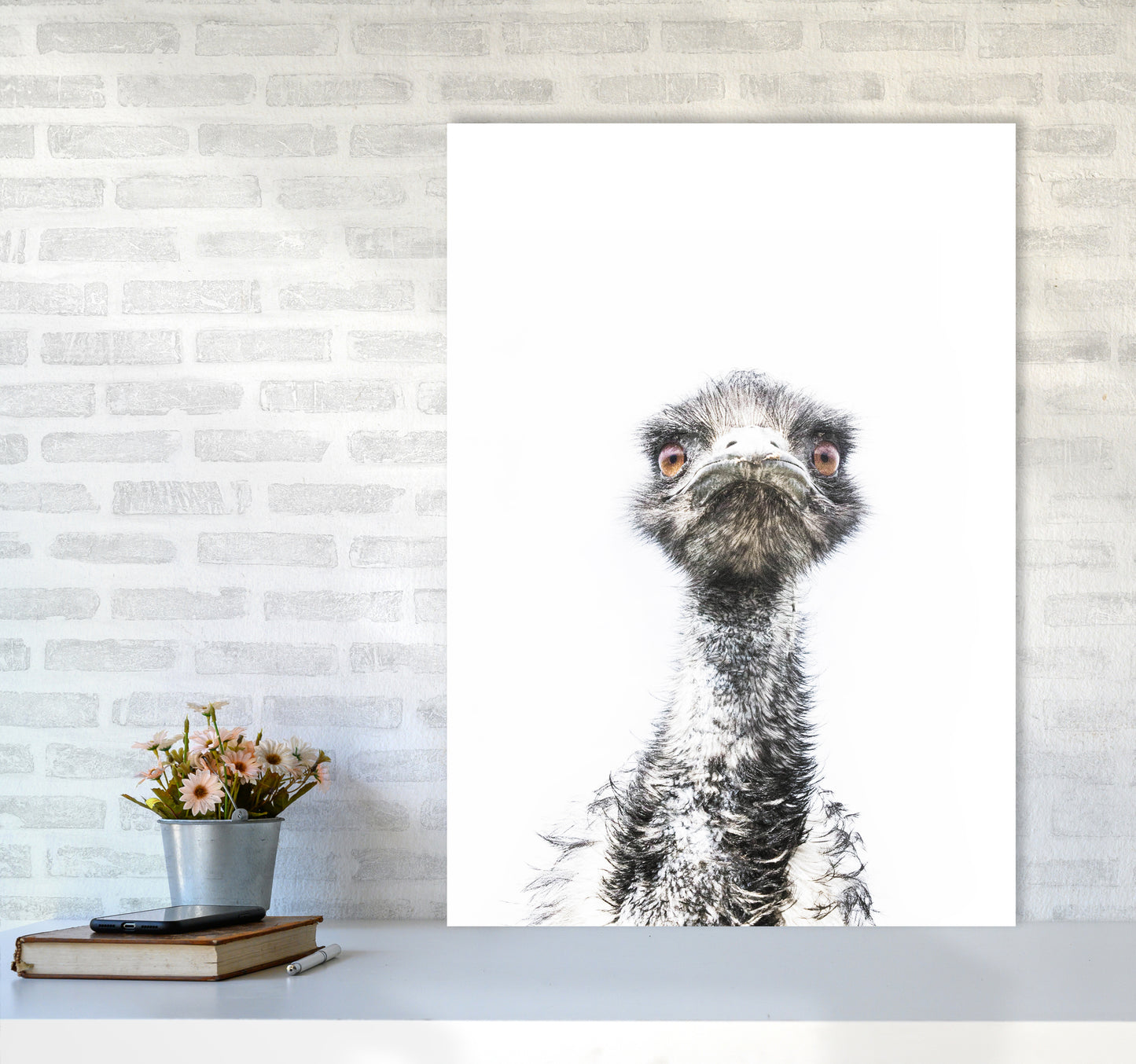 E.M.U Photography Print by Victoria Frost A1 Black Frame