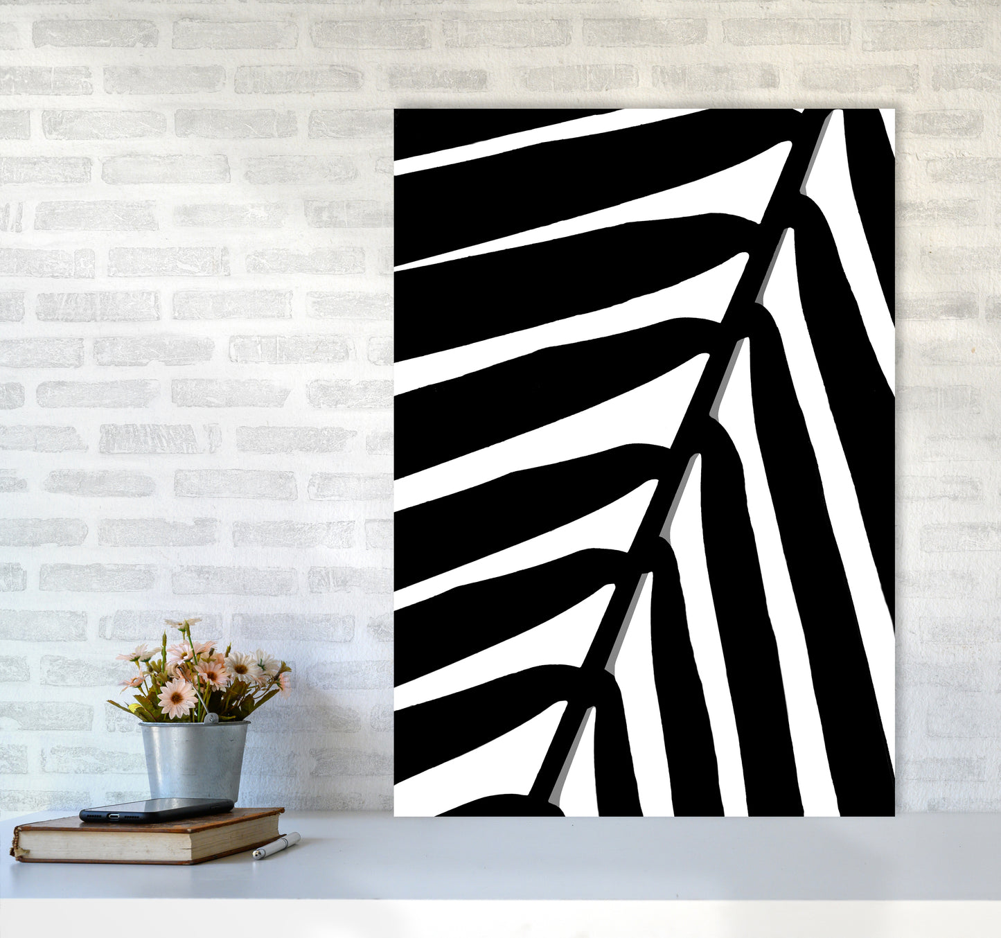 Botanical Shade Photography Print by Victoria Frost A1 Black Frame