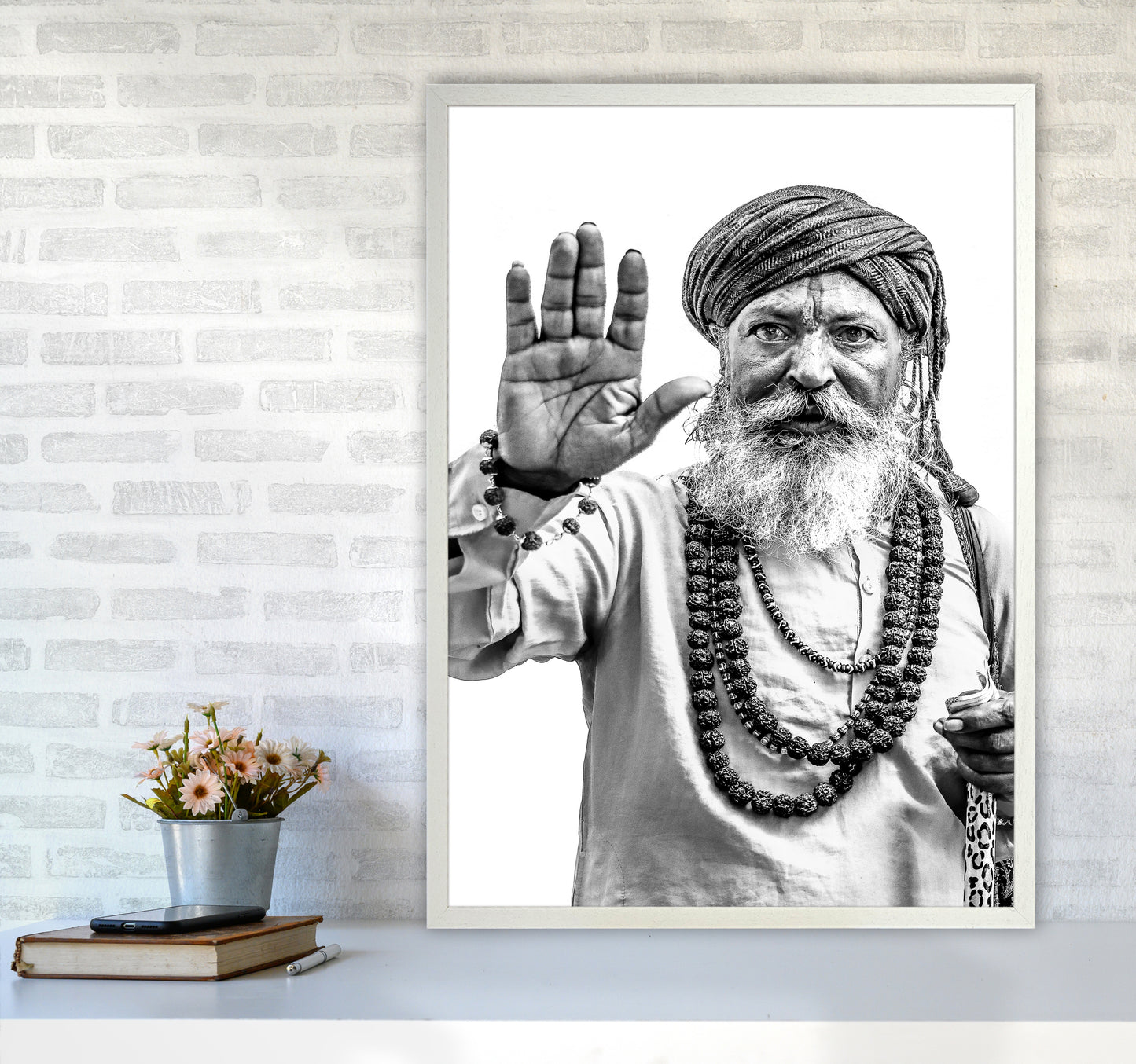 Portrait II Photography Print by Victoria Frost A1 Oak Frame