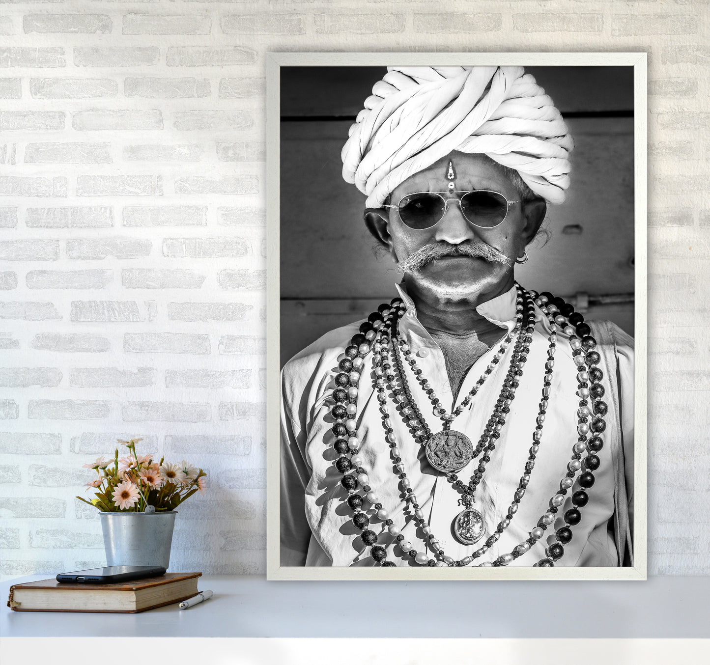 Portrait I Photography Print by Victoria Frost A1 Oak Frame