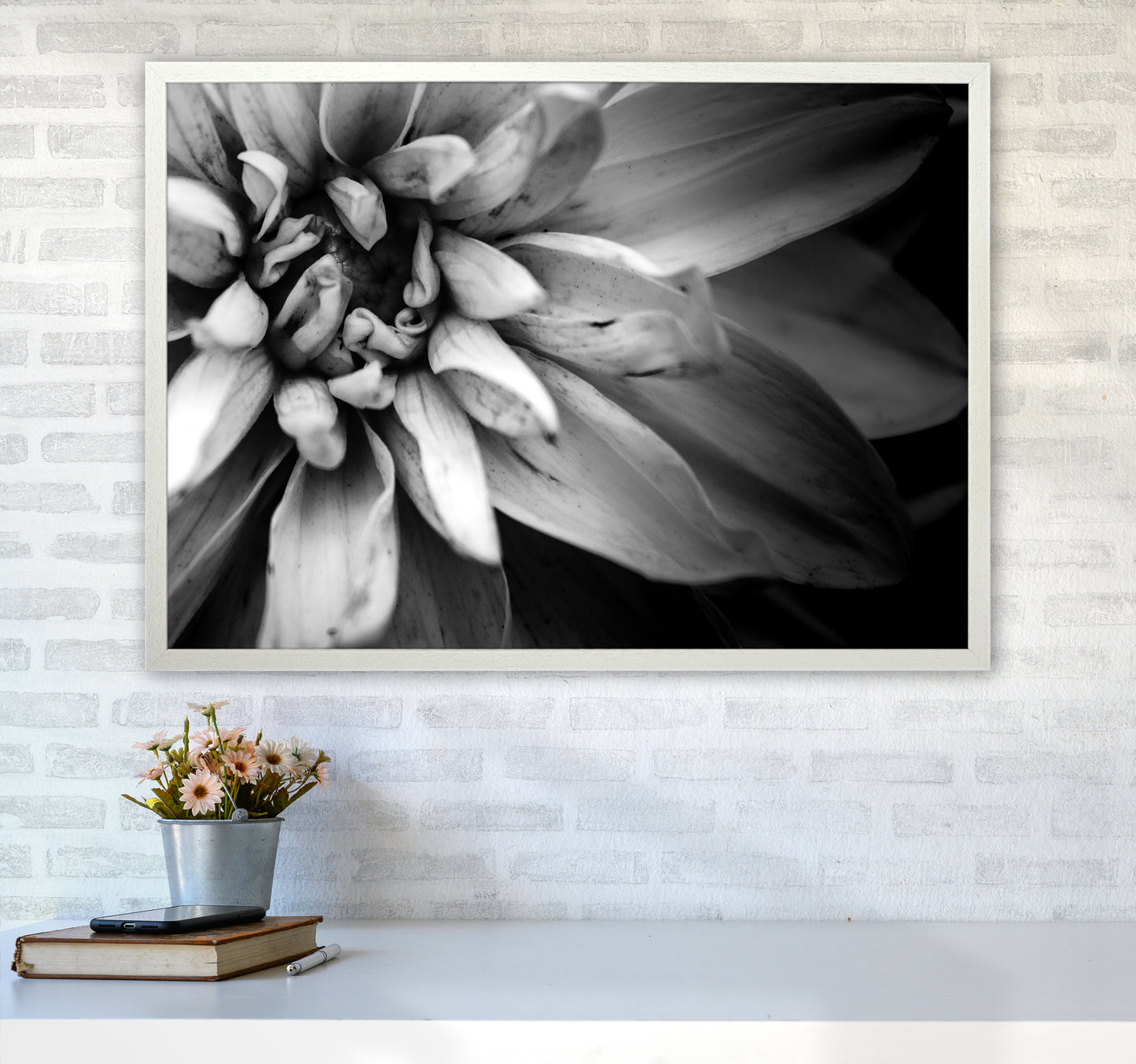 Flower Petals I Photography Print by Victoria Frost A1 Oak Frame
