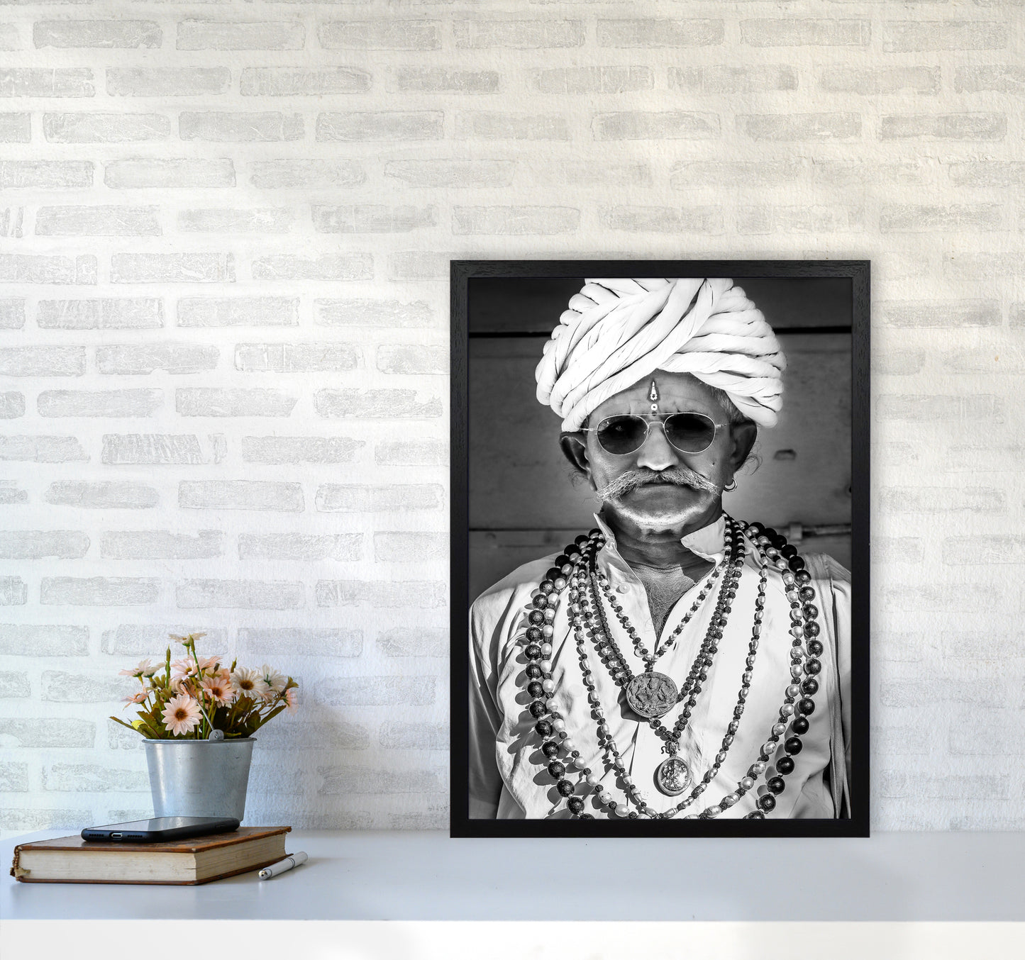 Portrait I Photography Print by Victoria Frost A2 White Frame