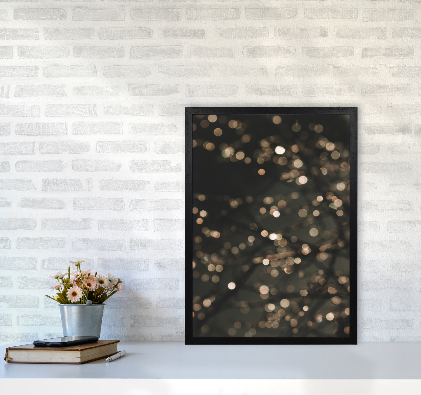 Midnight Glow Photography Print by Victoria Frost A2 White Frame