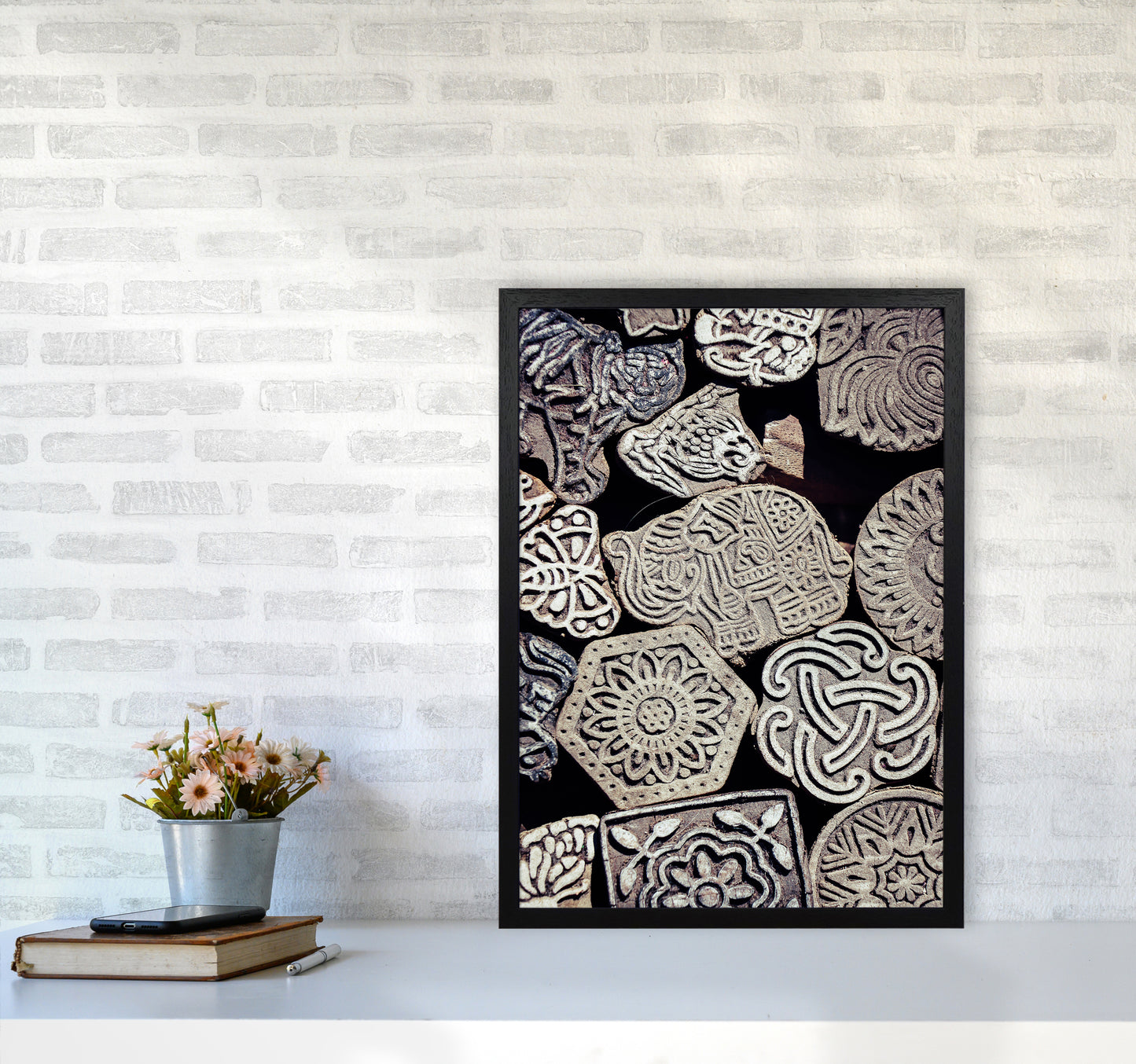 Elephant Photography Print by Victoria Frost A2 White Frame