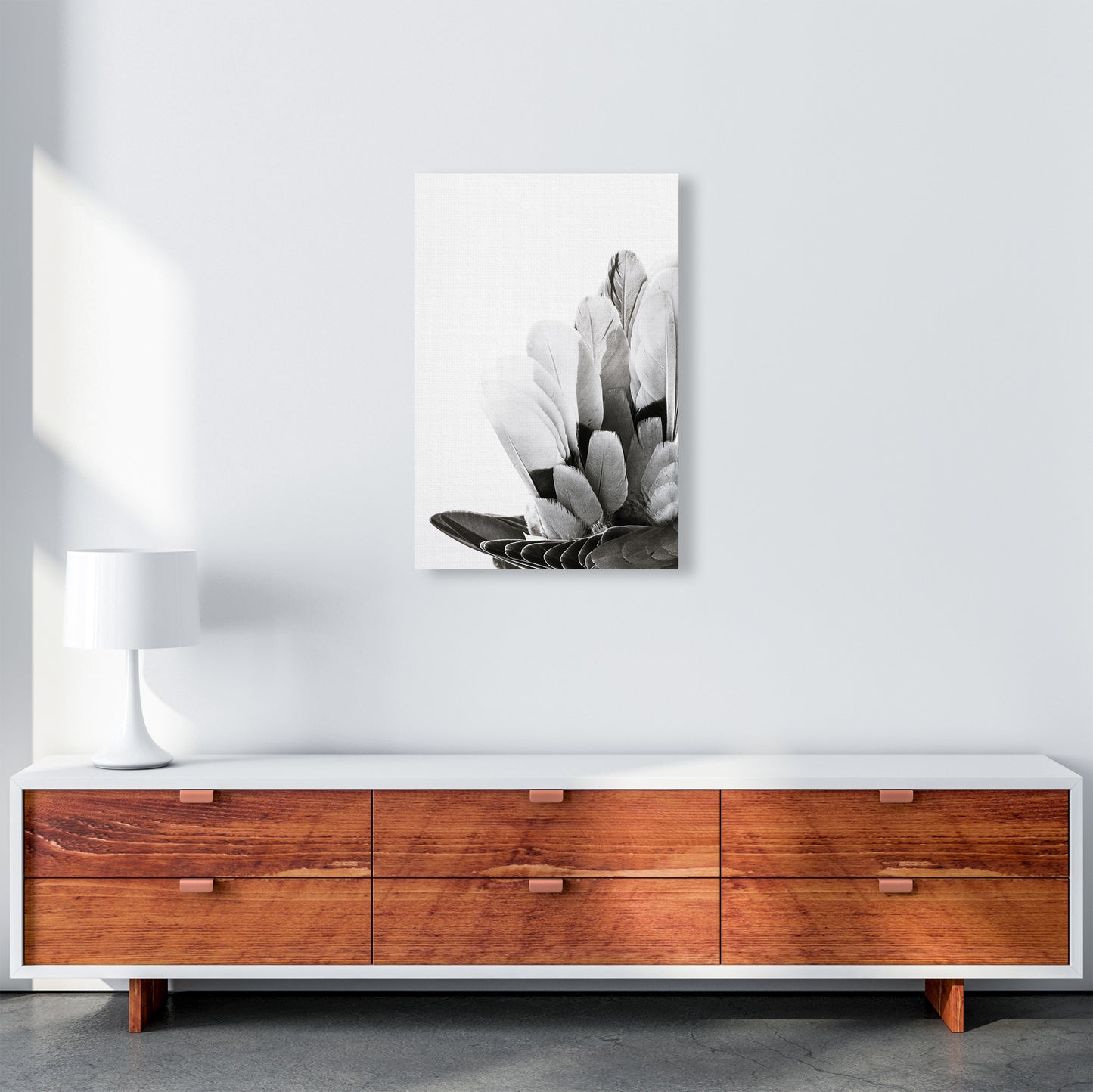 Feathers Photography Print by Victoria Frost A2 Canvas