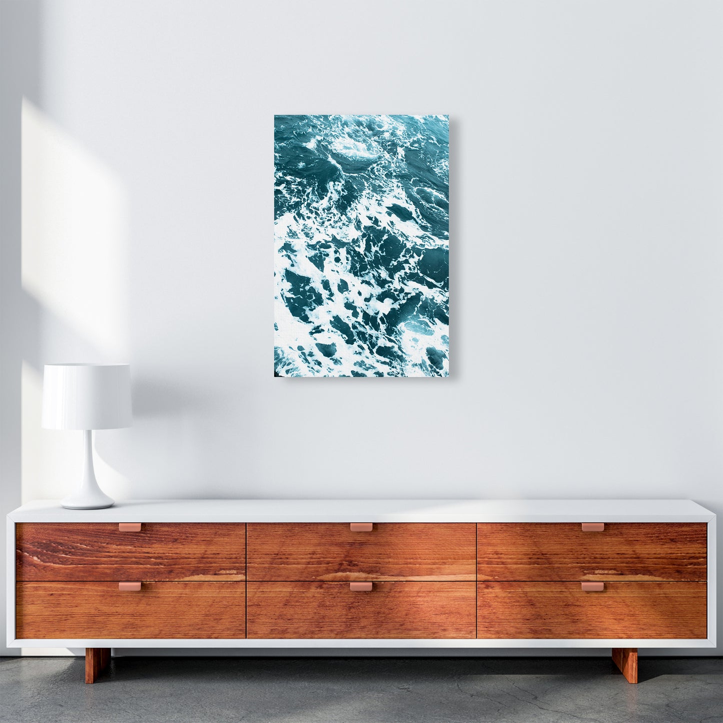 Blue Ocean Photography Print by Victoria Frost A2 Canvas
