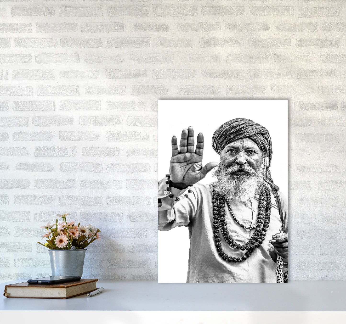 Portrait II Photography Print by Victoria Frost A2 Black Frame