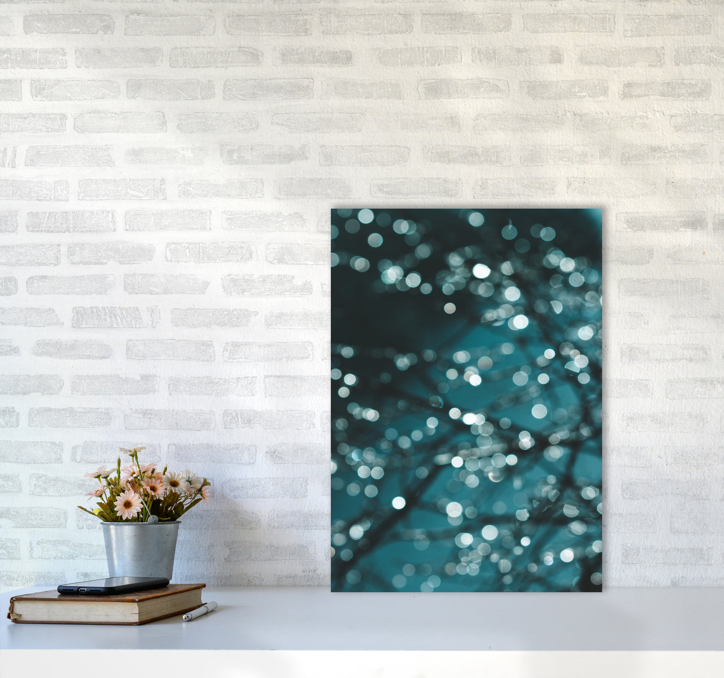 Midnight Sparkle Photography Print by Victoria Frost A2 Black Frame