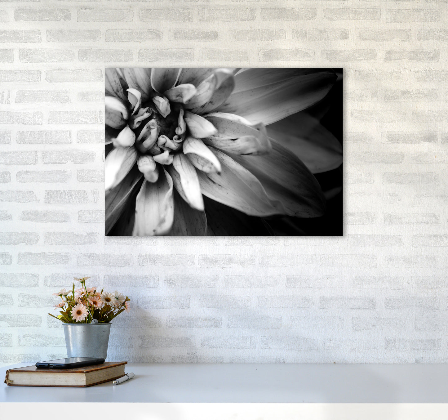 Flower Petals I Photography Print by Victoria Frost A2 Black Frame
