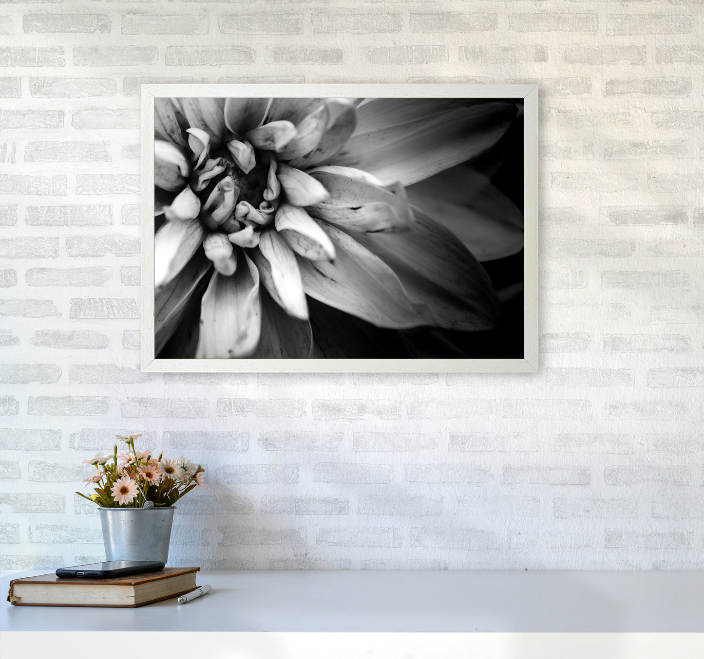 Flower Petals I Photography Print by Victoria Frost A2 Oak Frame
