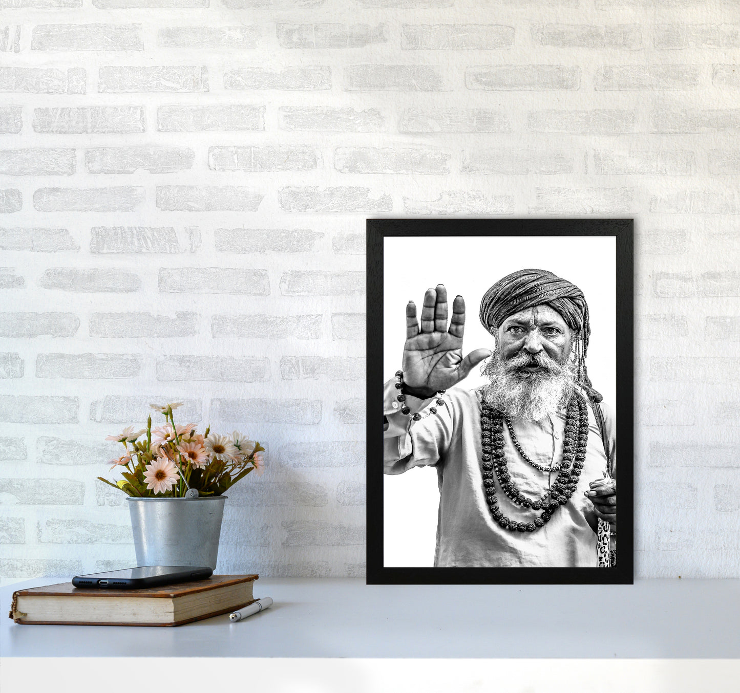 Portrait II Photography Print by Victoria Frost A3 White Frame