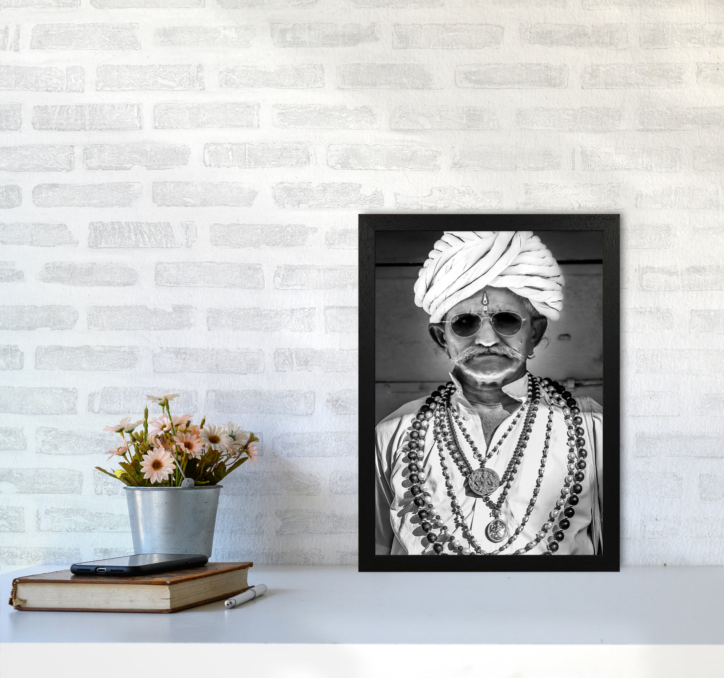 Portrait I Photography Print by Victoria Frost A3 White Frame