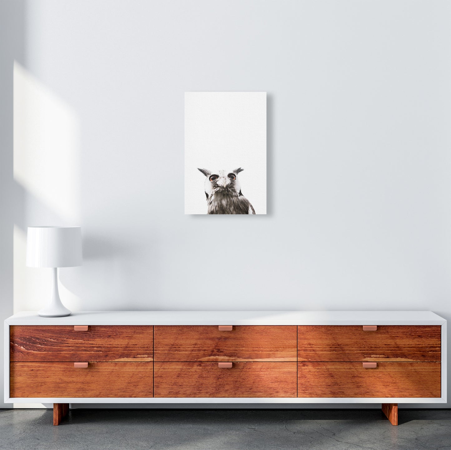 Lil Owl Photography Print by Victoria Frost A3 Canvas
