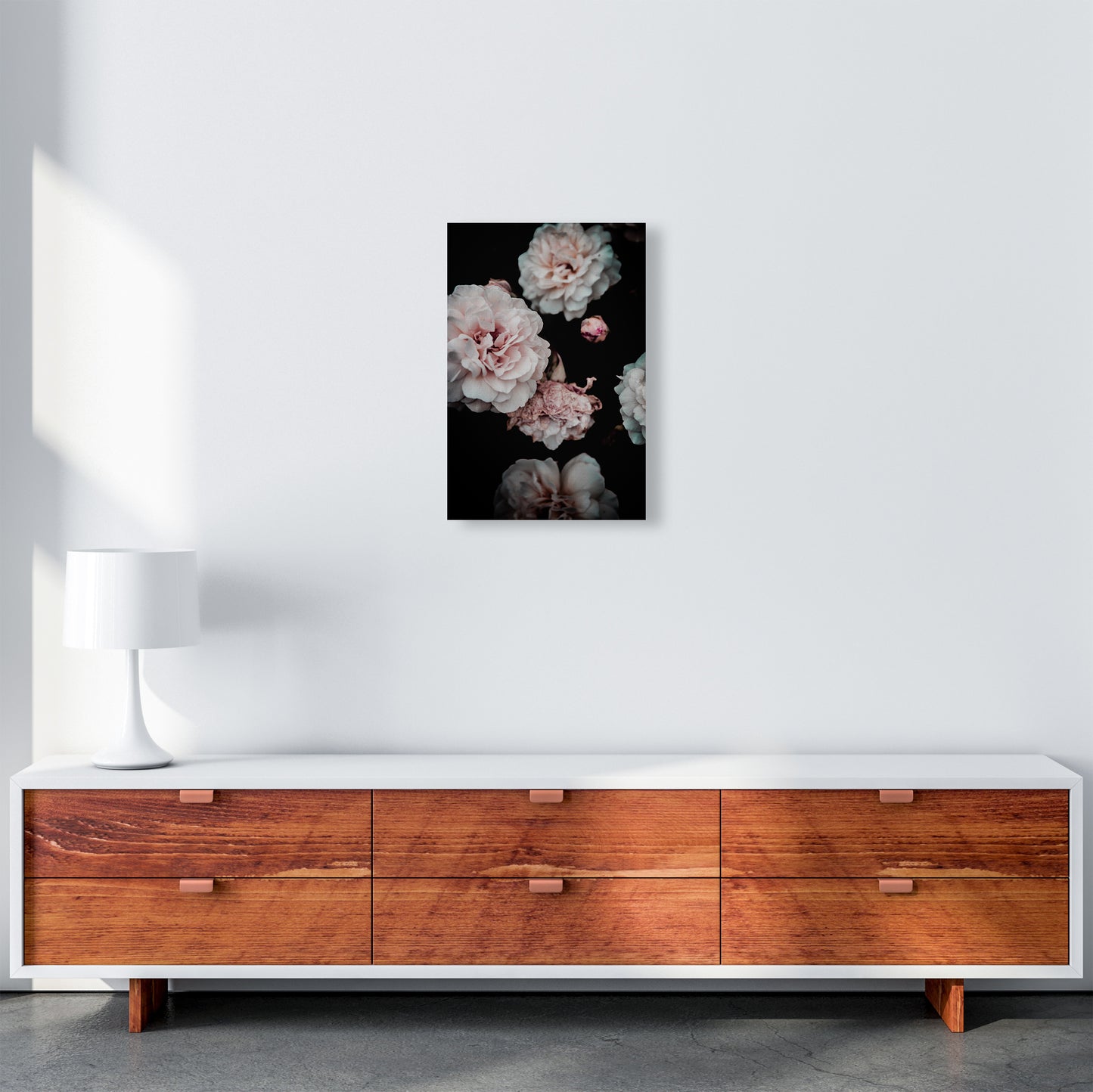 Crisp Pink Photography Print by Victoria Frost A3 Canvas