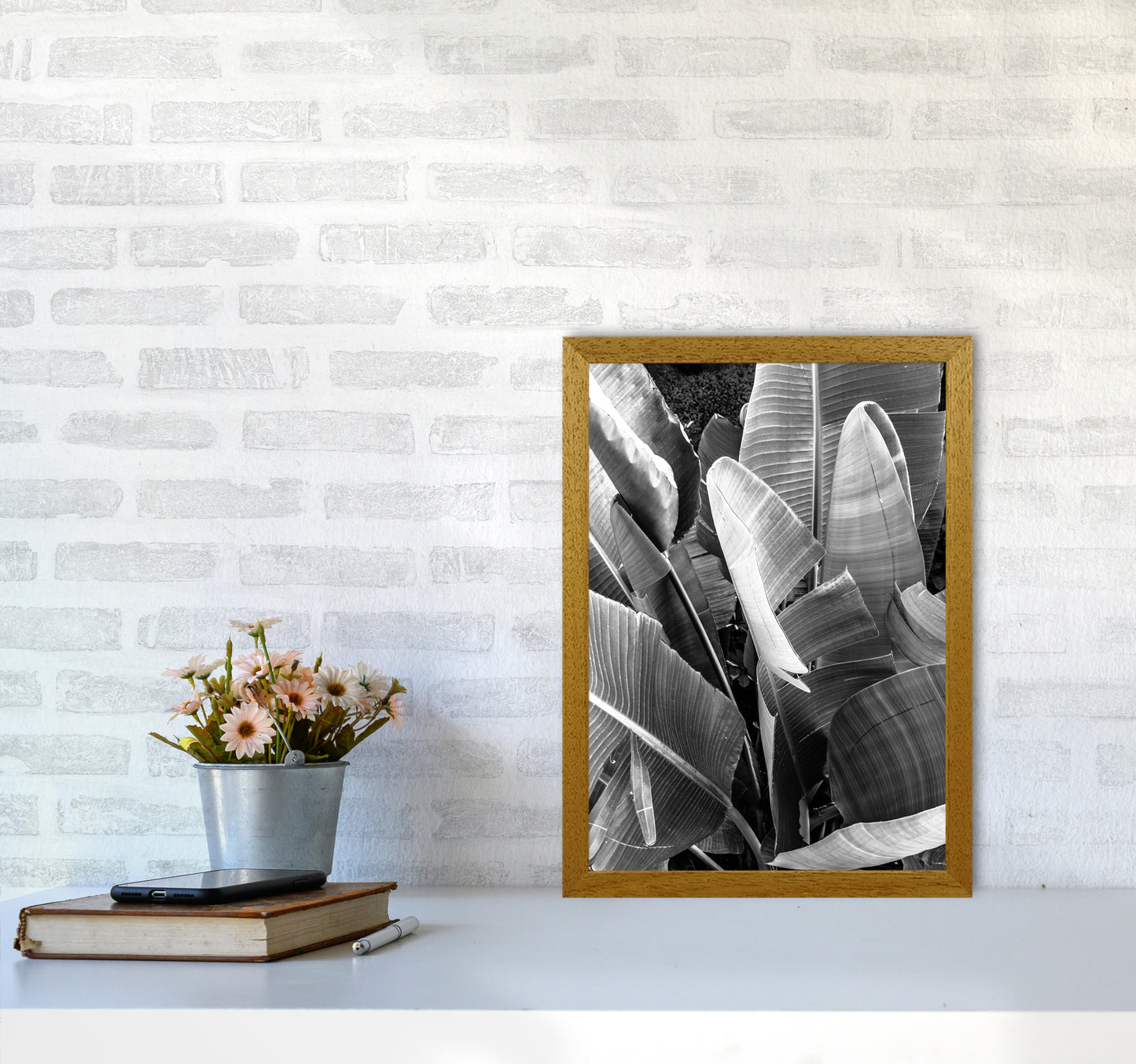 Palms Leafs Photography Print by Victoria Frost A3 Print Only