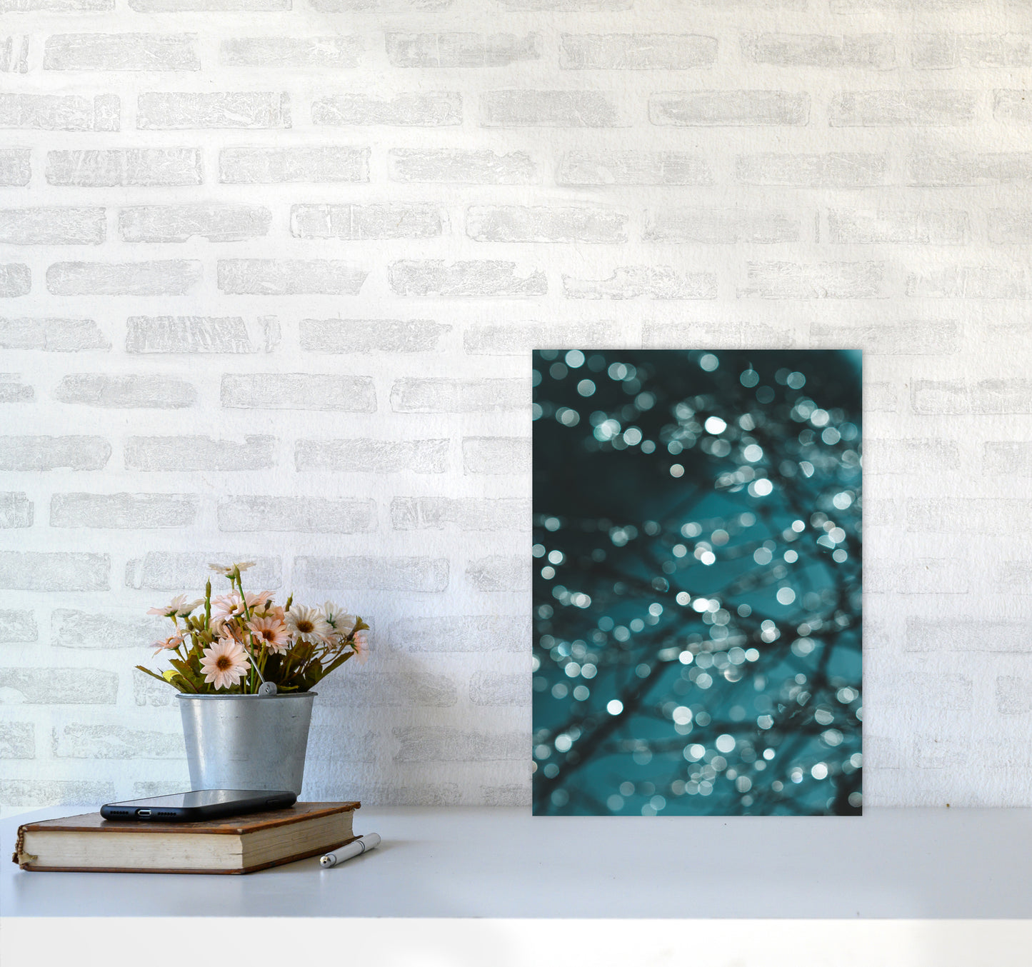 Midnight Sparkle Photography Print by Victoria Frost A3 Black Frame
