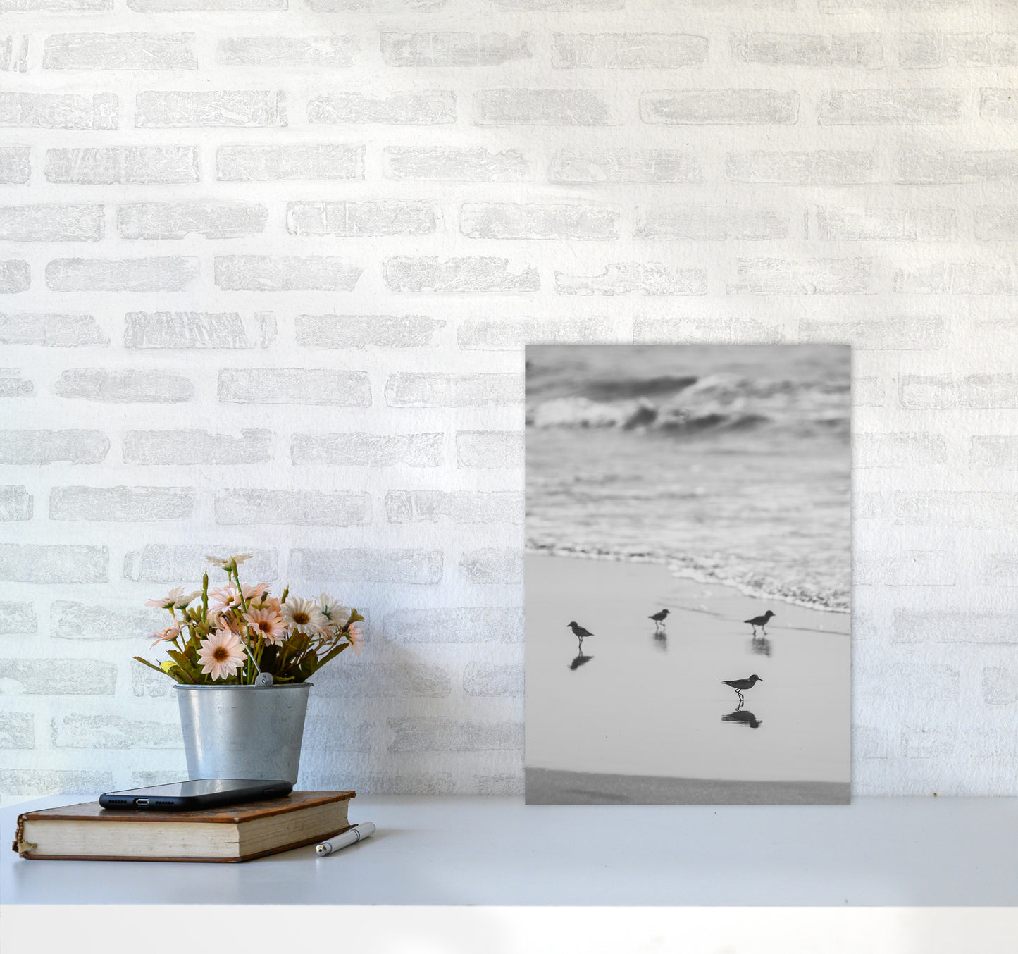 Beach Club Photography Print by Victoria Frost A3 Black Frame