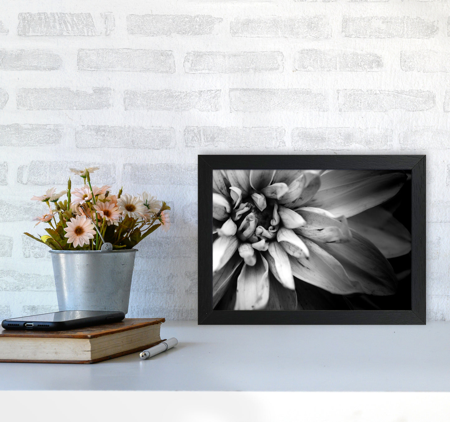 Flower Petals I Photography Print by Victoria Frost A4 White Frame