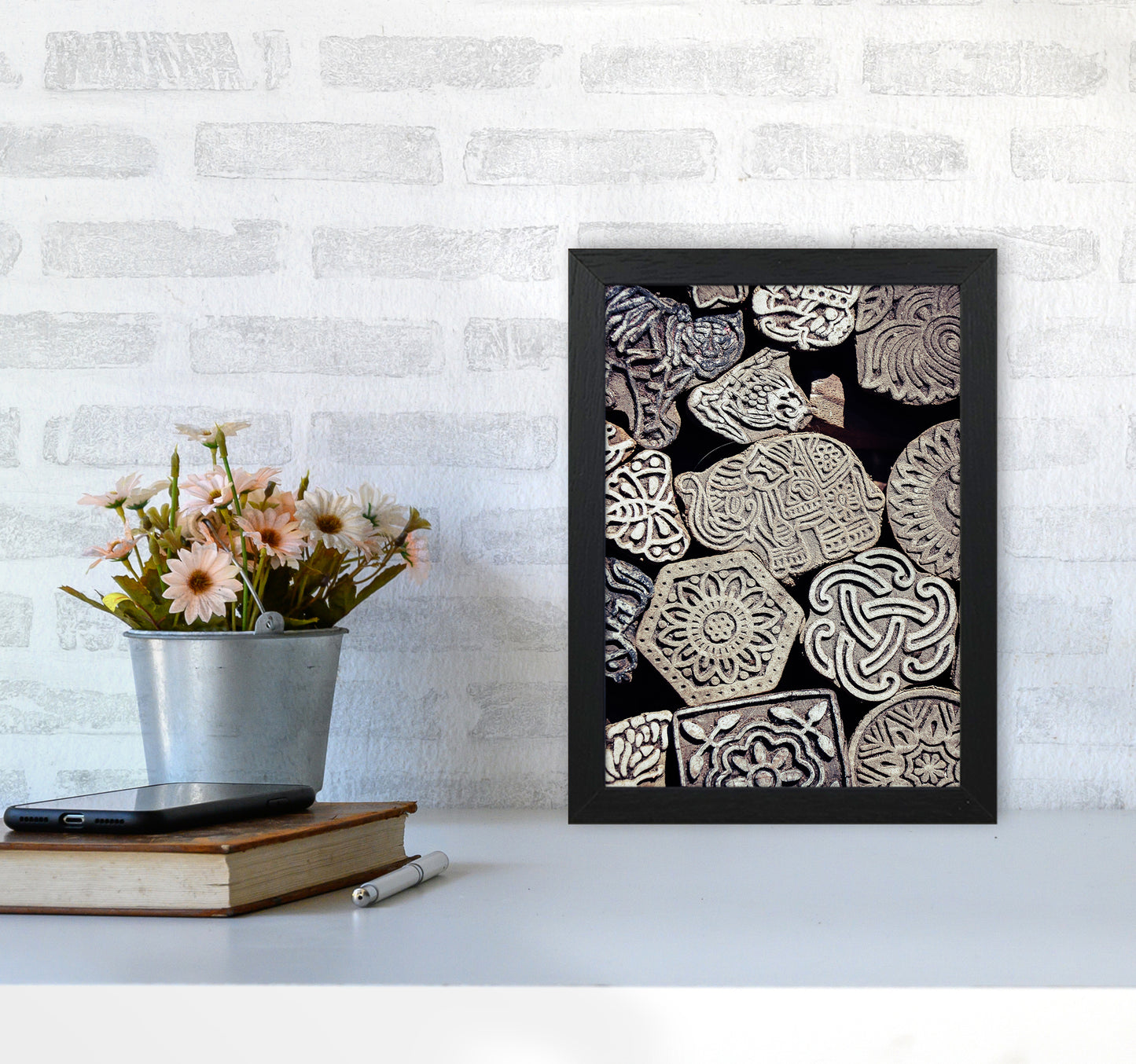 Elephant Photography Print by Victoria Frost A4 White Frame