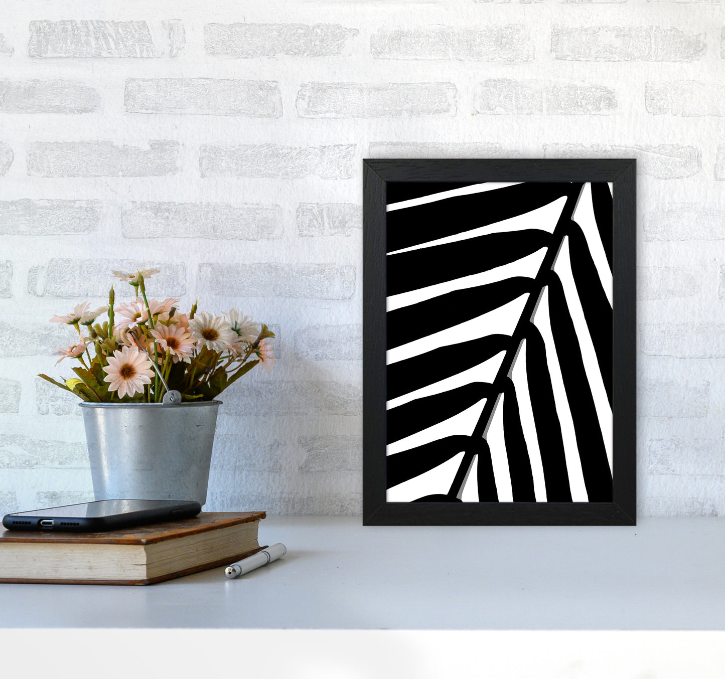 Botanical Shade Photography Print by Victoria Frost A4 White Frame