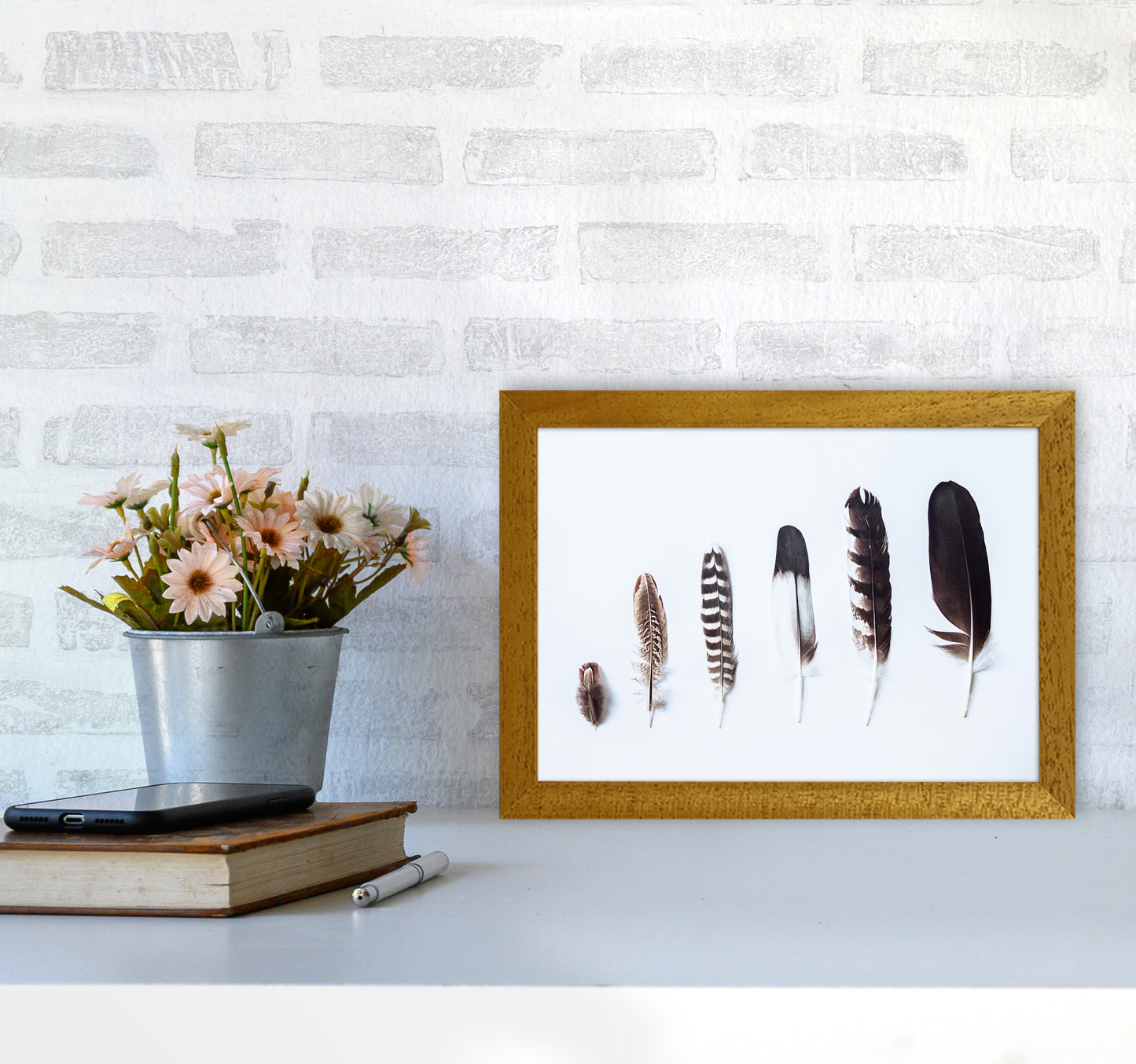 Feathers II Photography Print by Victoria Frost A4 Print Only