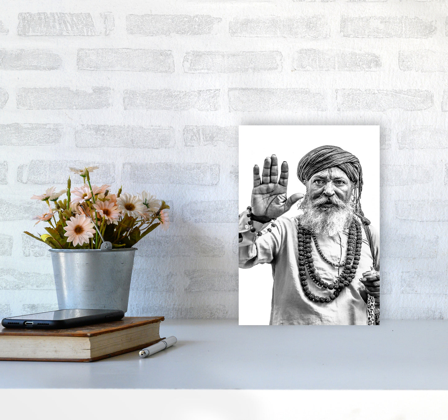Portrait II Photography Print by Victoria Frost A4 Black Frame