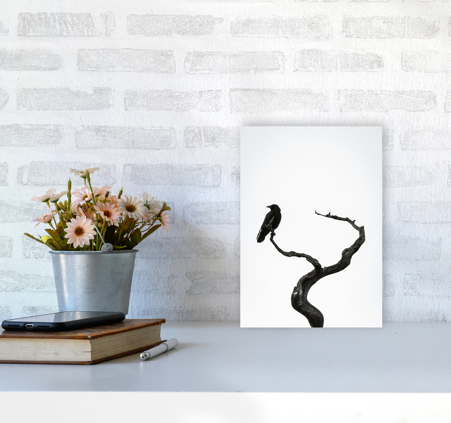 On the look out Photography Print by Victoria Frost A4 Black Frame