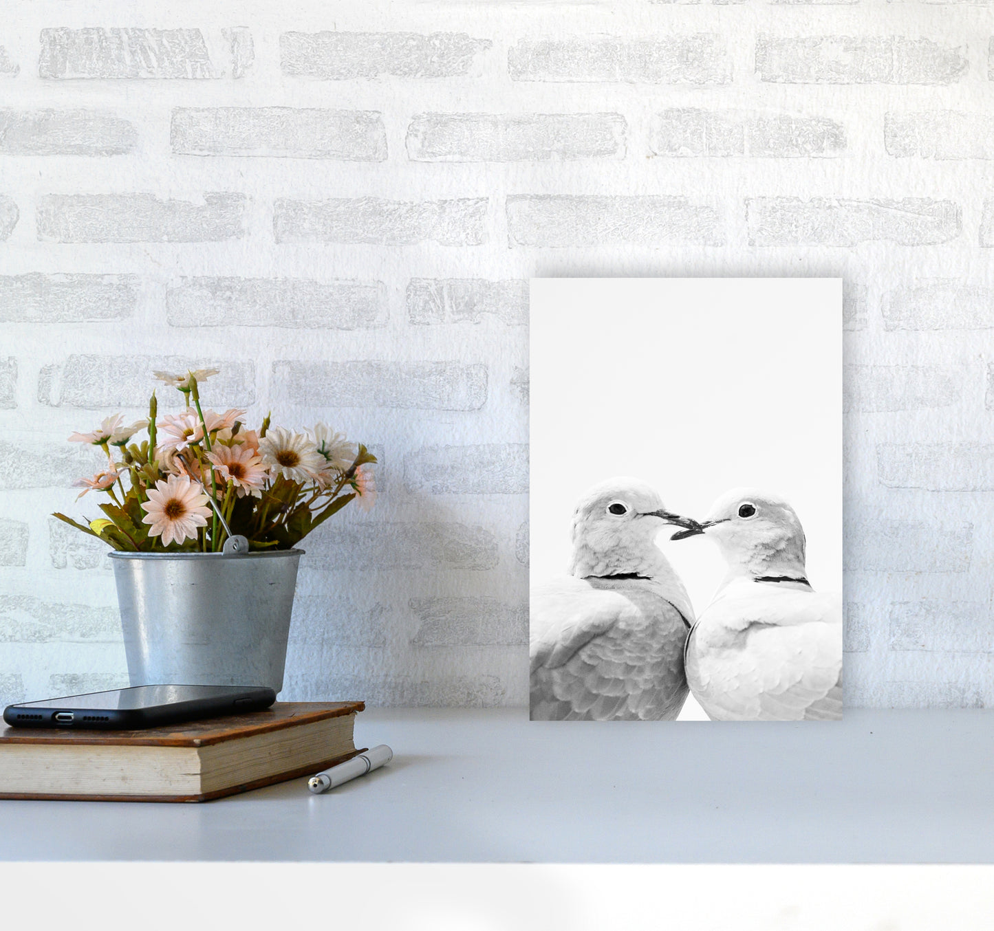 Lovers Photography Print by Victoria Frost A4 Black Frame