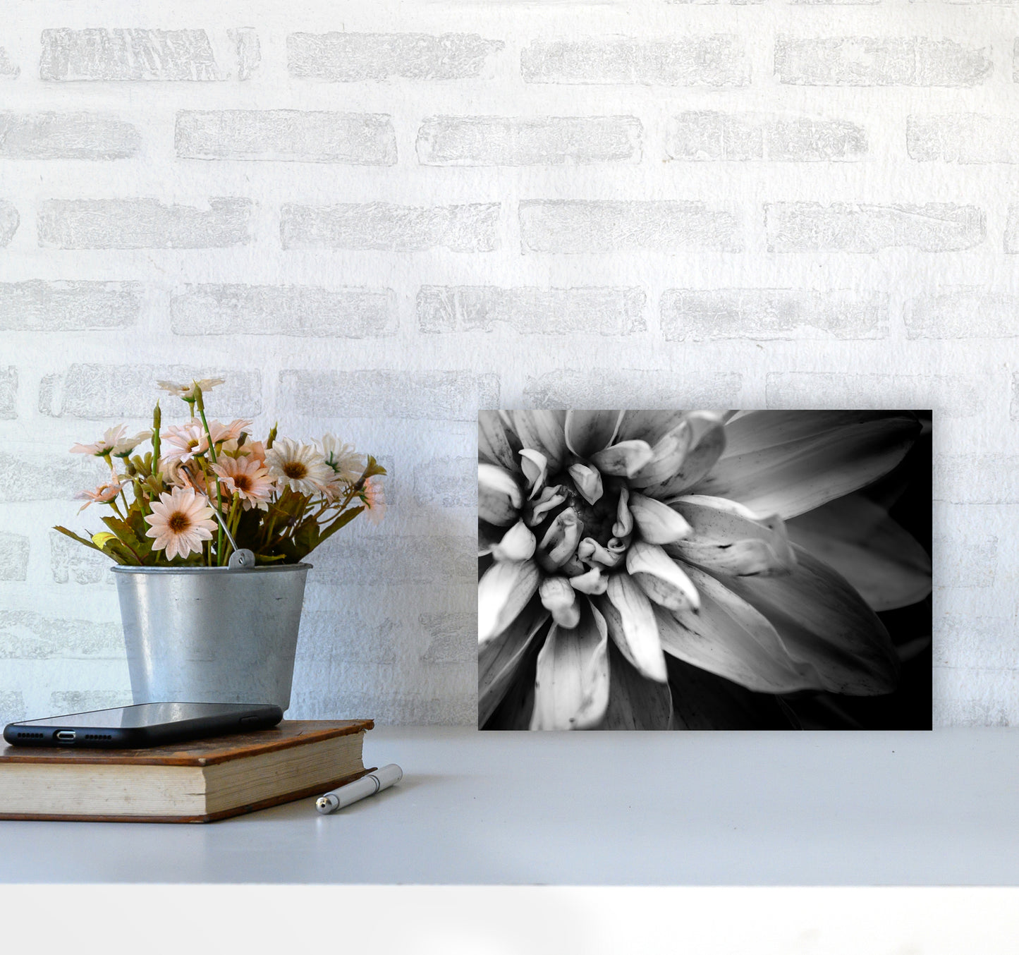 Flower Petals I Photography Print by Victoria Frost A4 Black Frame
