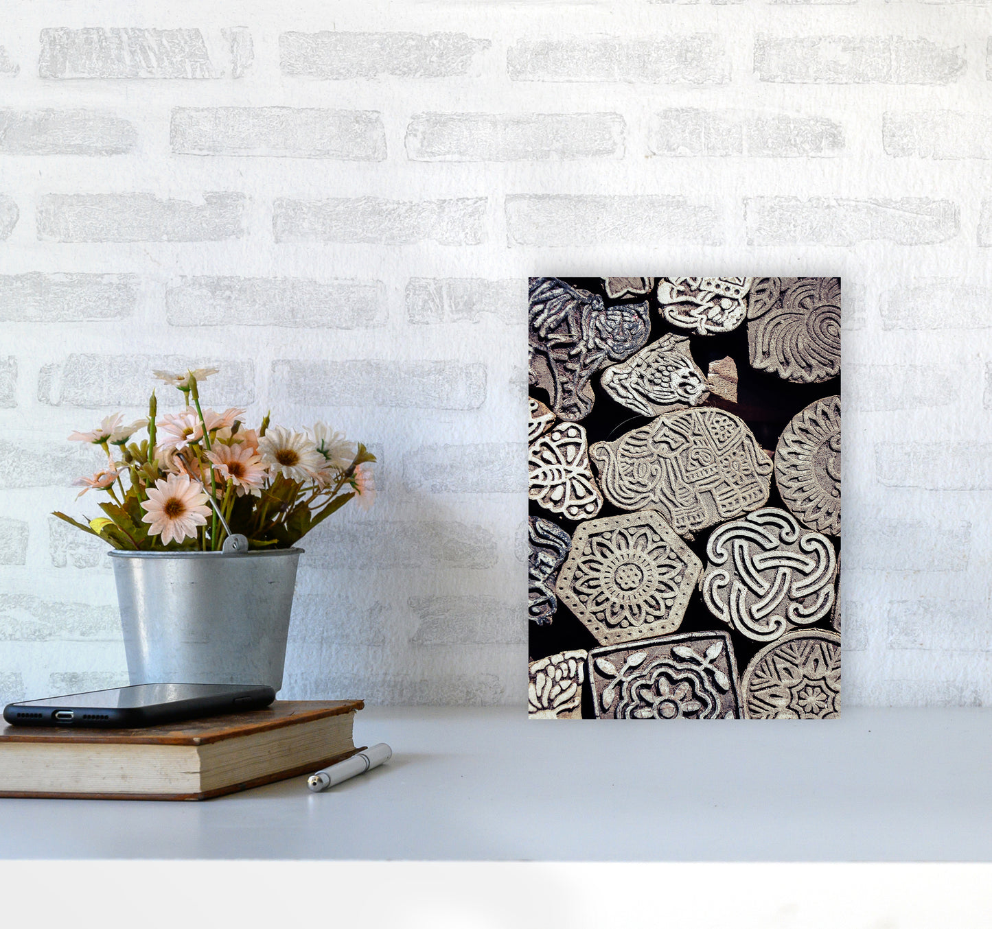 Elephant Photography Print by Victoria Frost A4 Black Frame